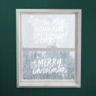 Merry Christmas fönsterklistermärken