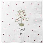 God Jul Servetter Vit
