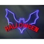 Halloween Fladdermus Neon LED-skylt
