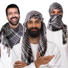 Scarf Svart/Vit