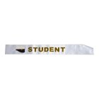 Student Ordensband Vit/Guld