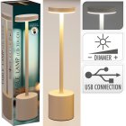 LED Bordslampa Beige