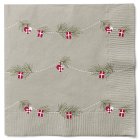 Dansk Jul Servetter Beige