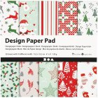 Designpappersblock med julmotiv