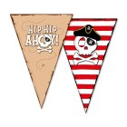 Pirat Hip Hip Ahoy Vimpelgirlang
