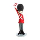 Soldat med Dannebrog dekorationsfigur