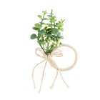Eukalyptus Servettring Grön/Vit