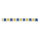 Flaggirlang Blå/Gul