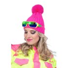 Skidmössa Neonrosa