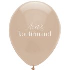 Årets Konfirmand Ballonger Beige