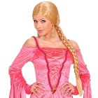 Prinsessperuk med fläta blond