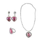 Prinsessmyckesset Silver/Ljusrosa