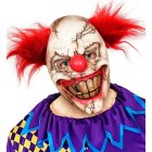 Skräckclownmask Med Rött Hår
