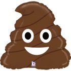 Emoji Bajs Folieballong