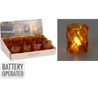 LED Värmeljus Orange