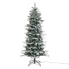 Konstgjord FROST Julgran LED 180 x 86 cm
