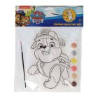 Paw Patrol® Rubble Måla Själv Duk Med Färg & Pensel