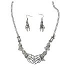 Skelett Halsband & Örhängen