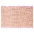 Jute Chevron Bordslöpare Rosa
