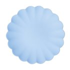 Pastell Plasttallrikar Ljusblå