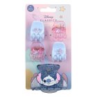 Stitch® Hårklämmor Blå/Ljusrosa