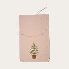 Bomull Julklappssäck Beige