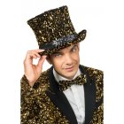 Glitter Hög Hatt Guld