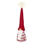 Tomte LED Stearinljus Grå