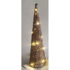 Julgran LED Brun