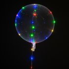Rund LED-ballong Multifärgad