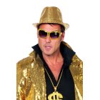 Paljett Gangsterhatt Guld