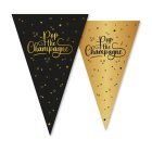 Pop the Champagne Girlang Svart/Guld