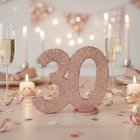 30 År Bordsfigur Roséguld
