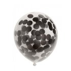 Konfetti Ballonger Svarta