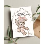 Navngivning Inbjudningskort Flicka