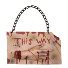 This Way Halloweenskylt