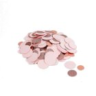 Rund Bordskonfetti Ljusrosa/Roséguld