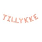 Tillykke Folieballong Roséguld