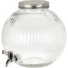 Räfflad Glas Dryckesdispenser