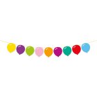Ballonger Pappersgirlang Flerfärgad