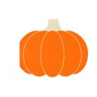 Pumpaservetter Orange