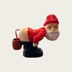 Jultomte Såpbubbelmaskin Röd