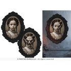 Demonflicka Holografisk Bild Svart