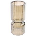 Räfflad Glasvas Guld