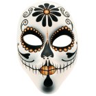 Día de los Muertos Mask Svart/Orange