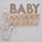 Baby Hängare Skylt Trä