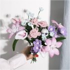 Chenille DIY Blommor Ljusrosa/Lila