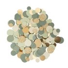 Runt Konfetti Olivgrön/Guld