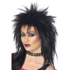 80-tal Rockdiva Peruk Svart