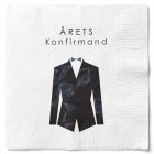 Årets Konfirmand Servetter Vit/Svart